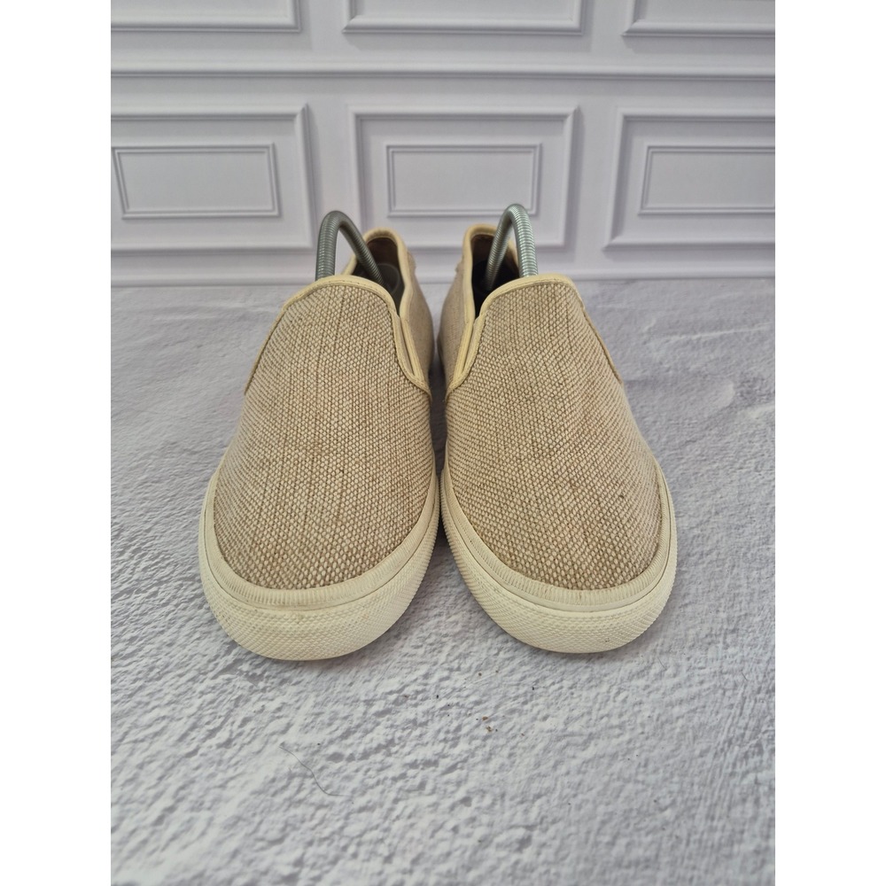 Frye Gia Canvas Slip On Sneakers Womens Size 11 M Beige 3470063 Coastal - Picture 2 of 13